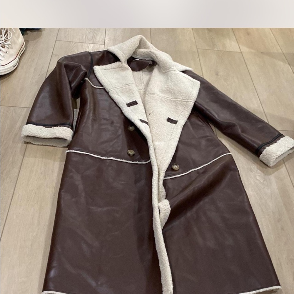 Song of Style Brown and Cream Teddy Jacket